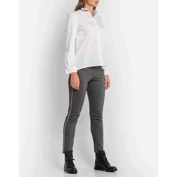 NEW D.EXTERIOR jean with side stripe in grey - Picture 3 of 4